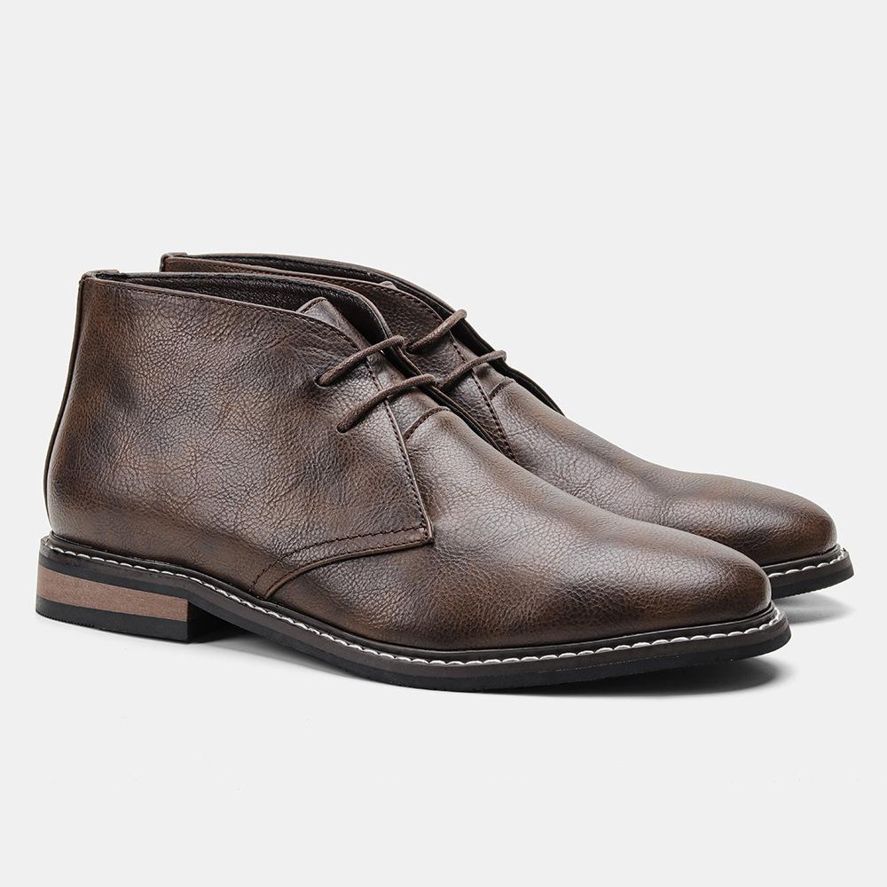 Mens Harken Cognac Leather  |  Boots Boots Boots