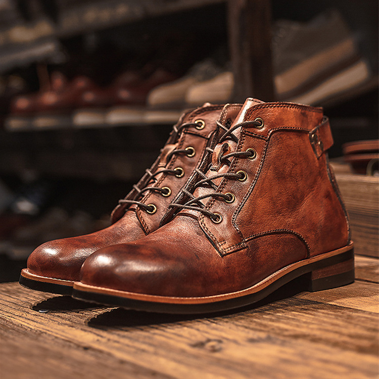 Mens Sixtet Tan Leather  |  Boots Boots Boots