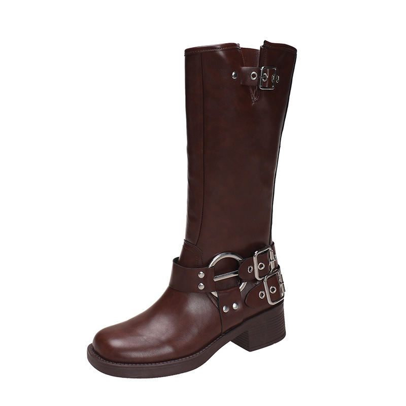 Womens Astor Brown Leather  |  Boots Boots Boots