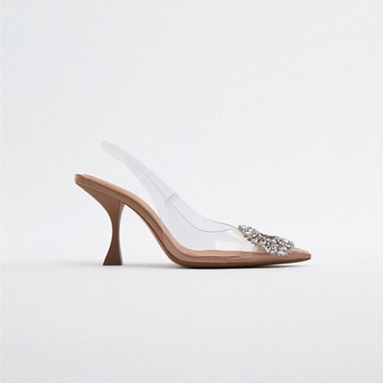 Womens Beignet Clear  |  Heels Heels CLEAR