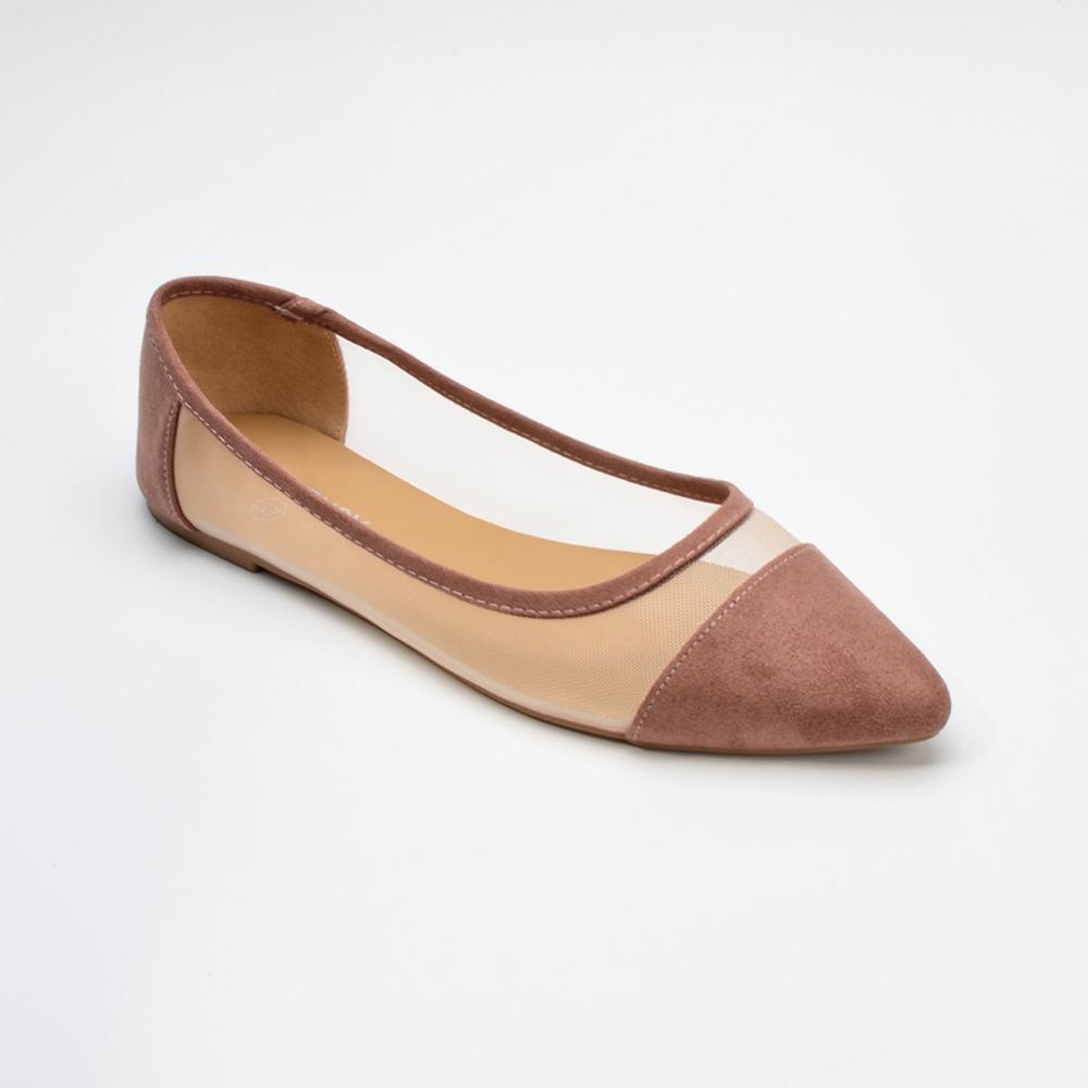 Womens Belinda Mesh Tan Suede  |  Loafers & Flats Loafers & Flats Loafers & Flats