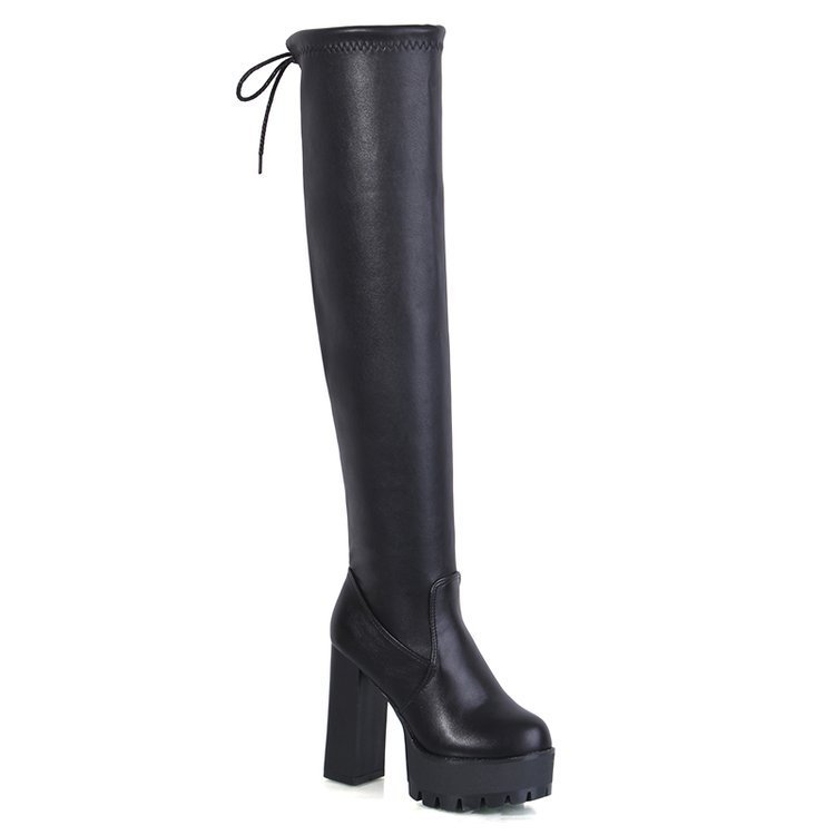 Womens Berkleigh Black Wide Calf  |  Boots Boots BLACK