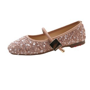 Womens Bouquet Champagne Sequin  |  Loafers & Flats Loafers & Flats CHAMPAGNE SEQUIN