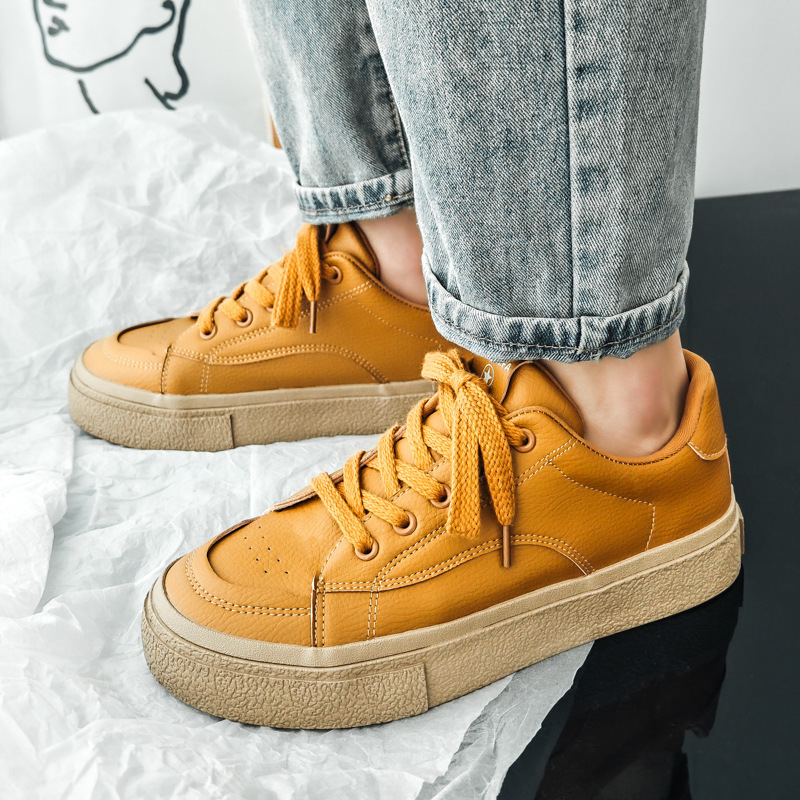 Womens Brayan Yellow Suede  |  Sneakers Shoes Sneakers