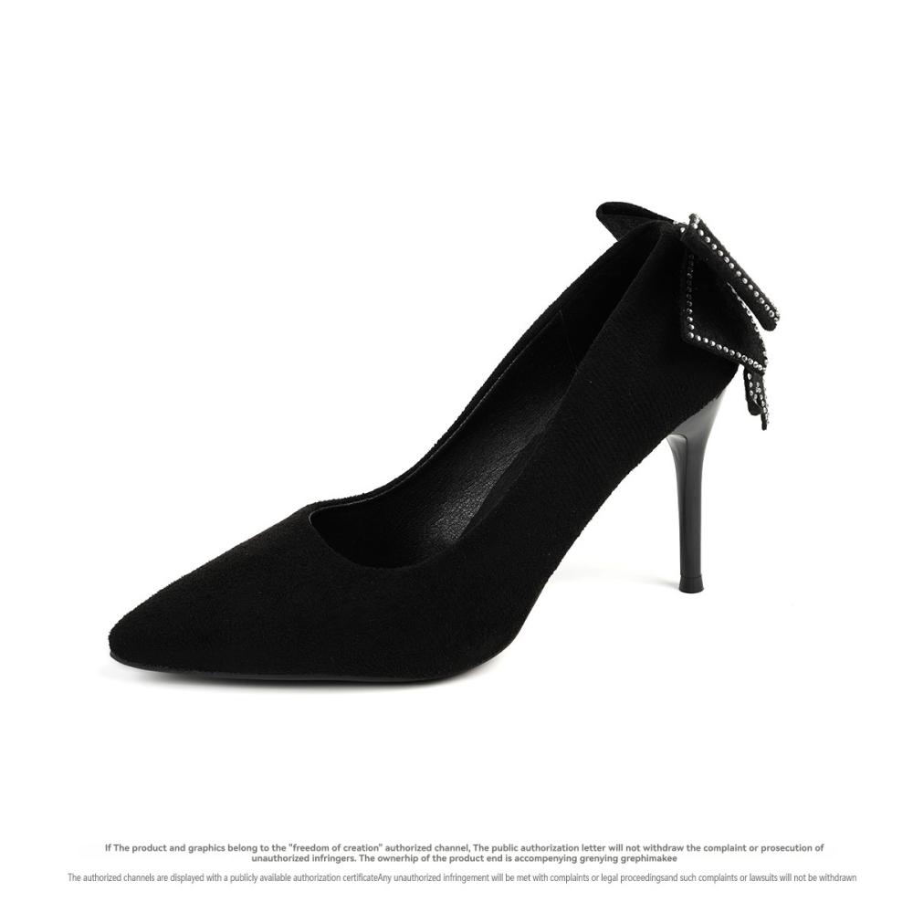 Womens Bri Black Suede  |  Heels Heels BLACK SUEDE