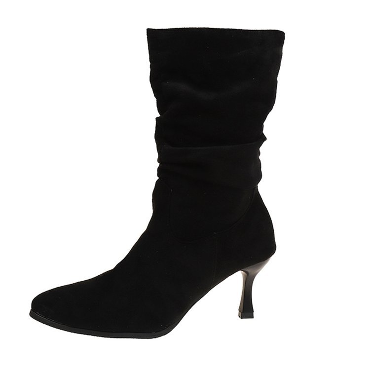 Womens Brinwood Black Suede  |  Booties Booties BLACK SUEDE