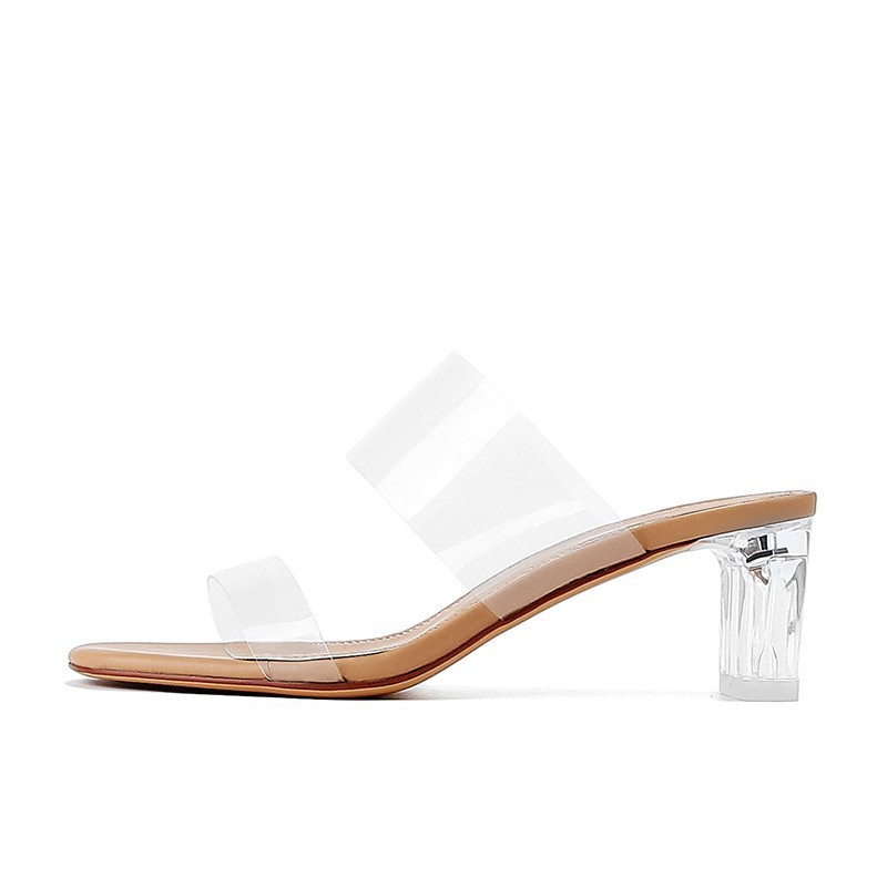 Womens Clearer Clear  |  Heels Heels CLEAR