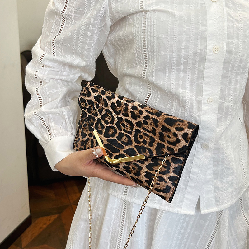 Womens Clutchd Bag Leopard Patent  |  Make It A Match Bags LEOPARD PATENT