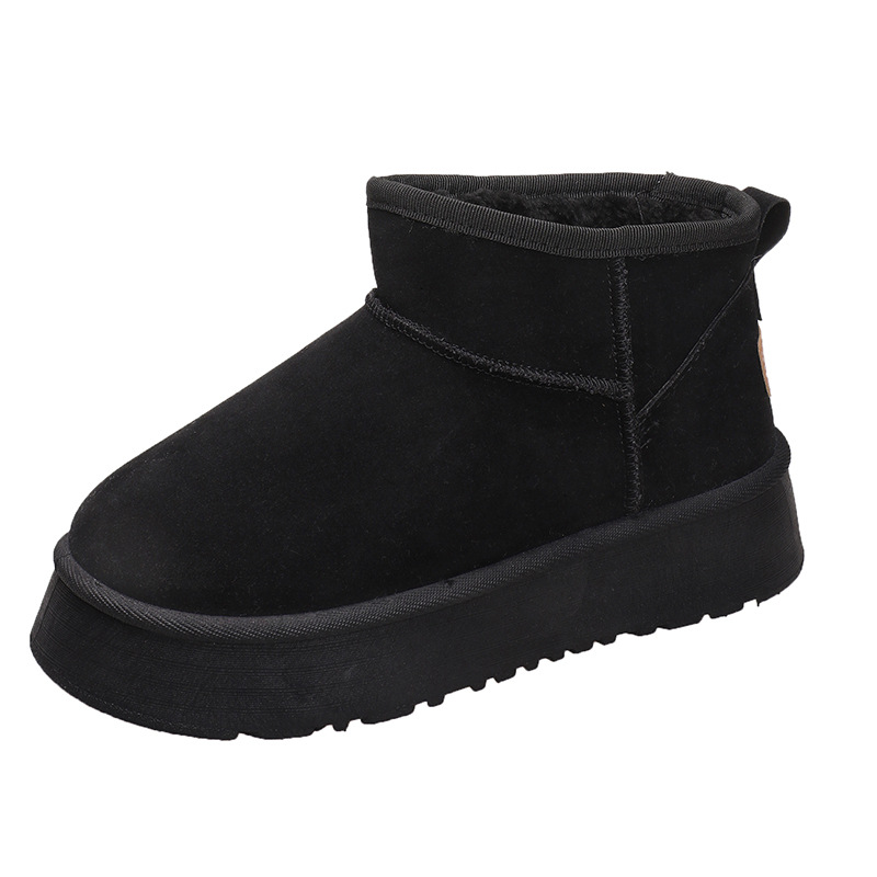 Womens Comfy Black Suede  |  Booties Booties BLACK SUEDE