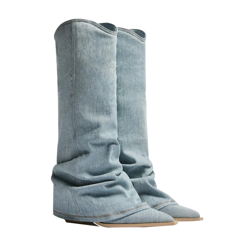 Womens Corenne Denim Fabric  |  Boots Boots Boots