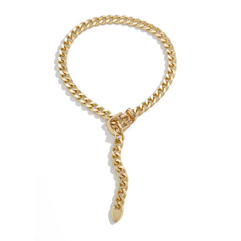 Womens Curb Chain Anklet Gold  |  Jewelry Accessories GOLD