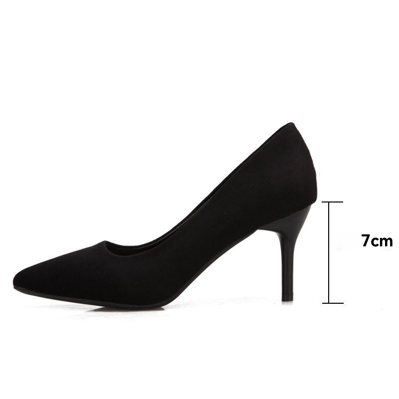 Womens Davie Black Suede  |  Heels Heels BLACK SUEDE