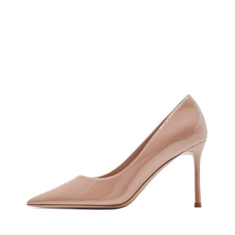 Womens Evelyn Blush Patent  |  Heels Heels BLUSH PATENT