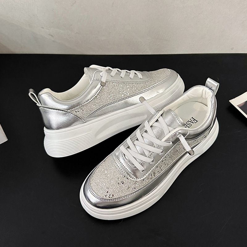 Womens Gasp Silver Multi Rhinestones  |  Sneakers Shoes SILVER MULTI