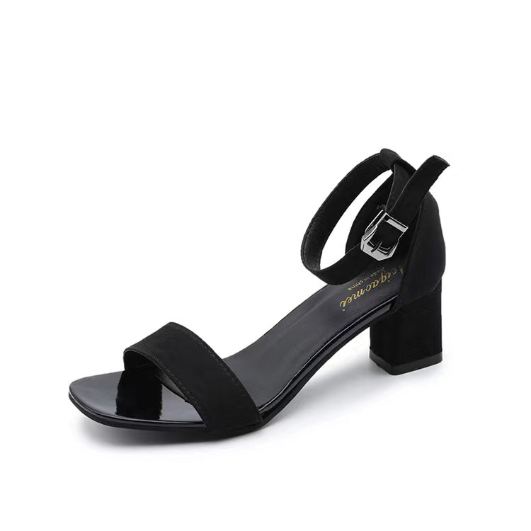 Womens Irenee Black Leather  |  Heels Heels BLACK LEATHER