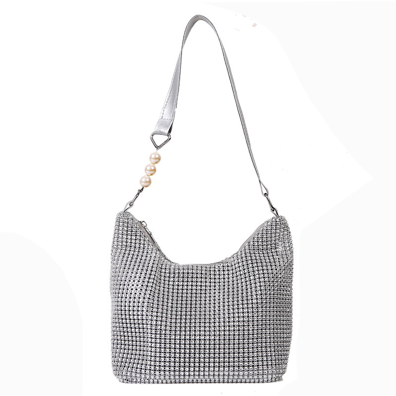 Womens Kaya Bag Silver  |  Shoulder Bags Bags Shoulder Bags