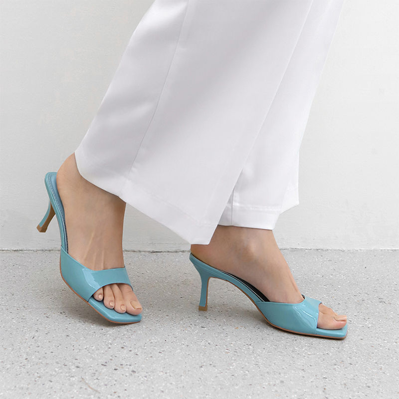 Womens Kieran Baby Blue Patent  |  Heels Heels BABY BLU PAT