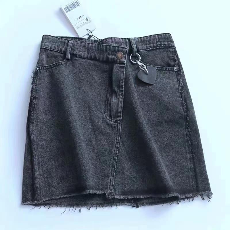 Womens Kyla Denim Skirt Black  |  Bottoms Bottoms BLACK DENIM