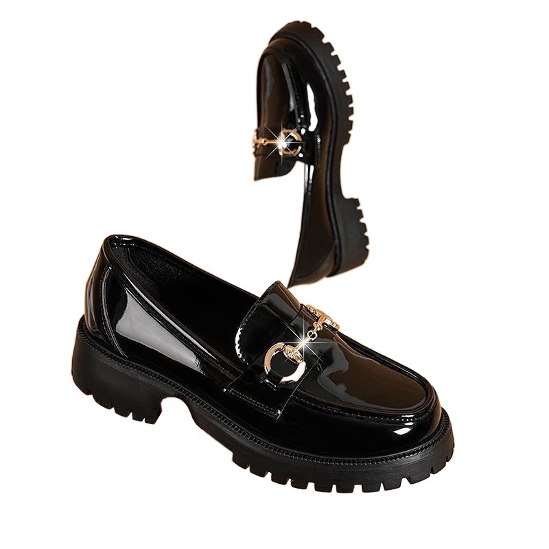 Womens Lawsen Black Leather  |  Platforms Platforms BLACK LEATHER