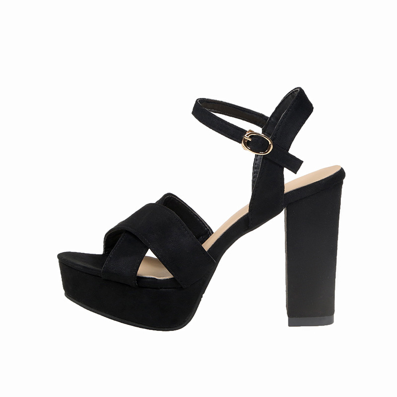 Womens Lessa Black Suede  |  Heels Heels BLACK SUEDE