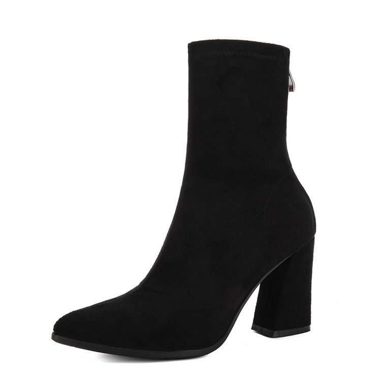 Womens Lockwood Black Suede  |  Booties Booties BLACK SUEDE