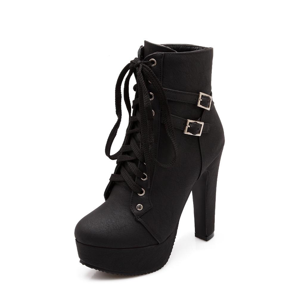 Womens Londra Black Distressed  |  Booties Booties BLK DISTRS