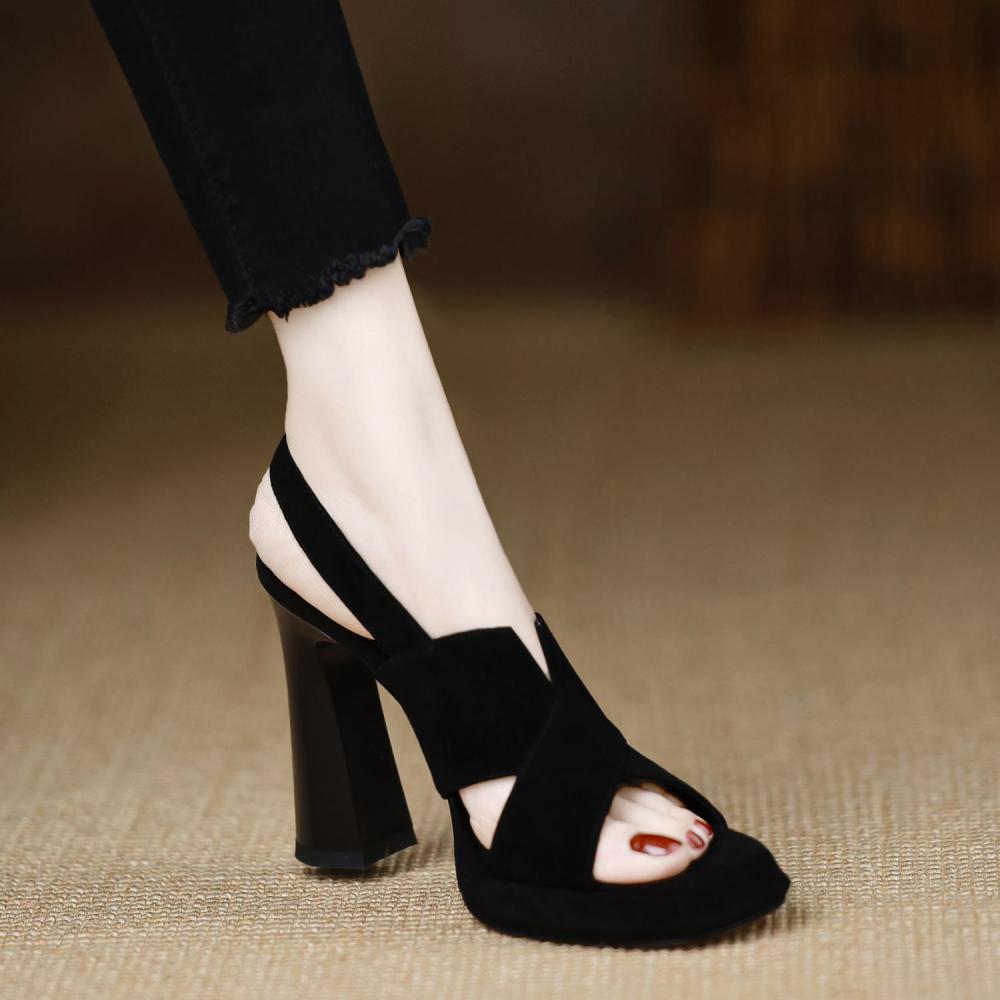 Womens Marbell Navy Suede  |  Heels Heels Heels