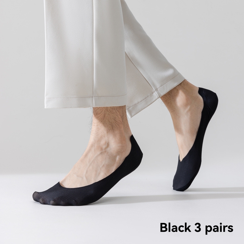 Womens No-Slip Footies Black  |  Socks & Tights Accessories BLACK