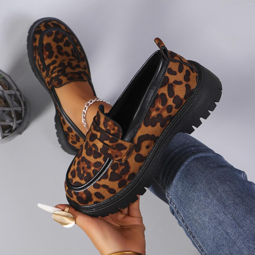 Womens Rikki Leopard  |  Platforms Platforms LEOPARD