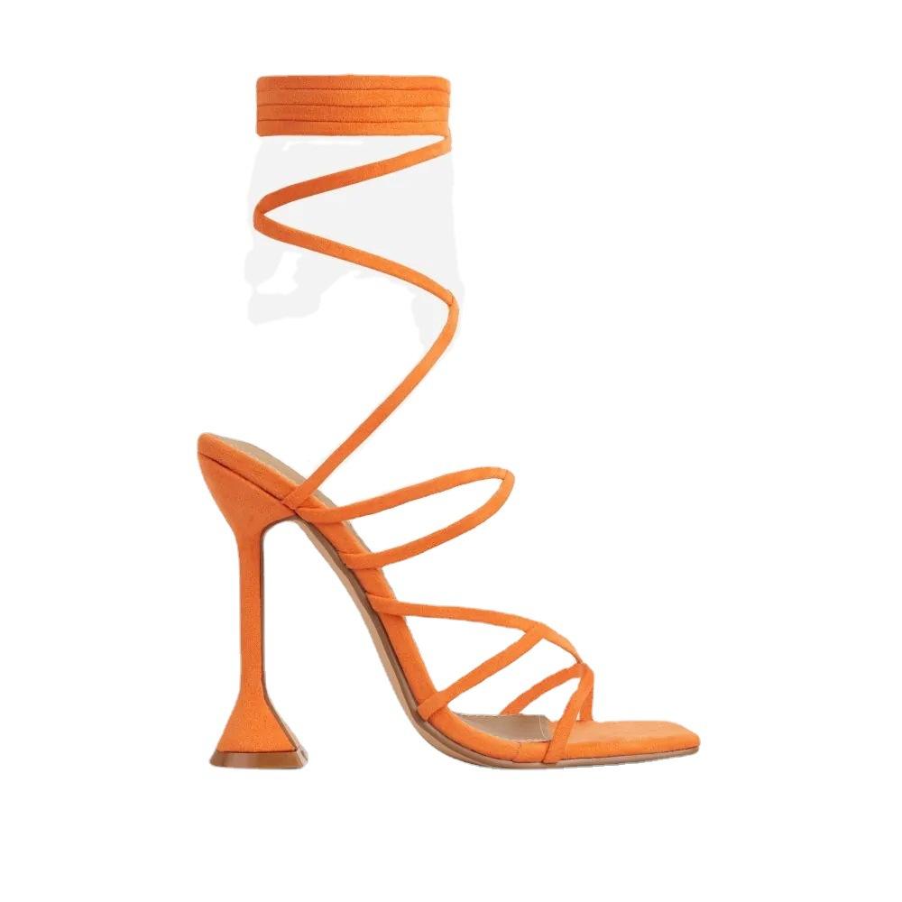 Womens Sarabell Orange  |  Heels Heels Heels