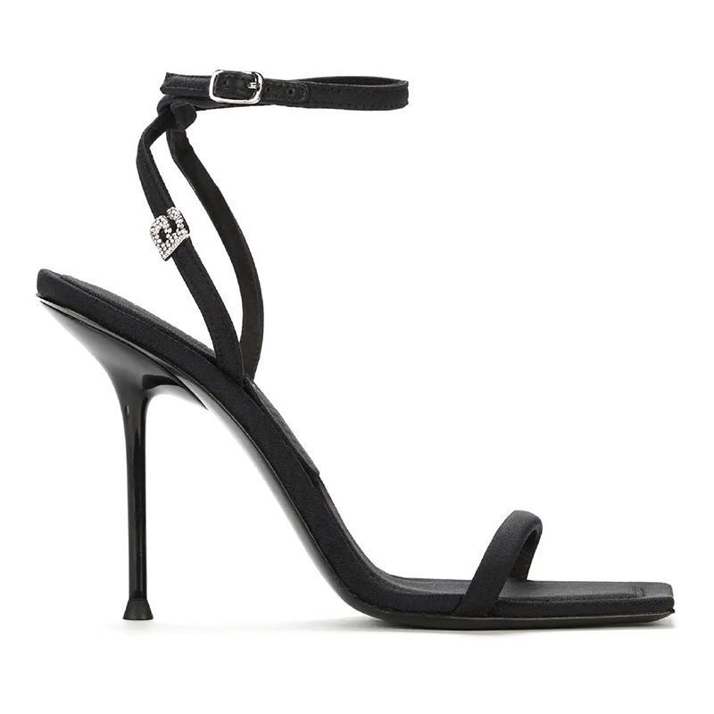 Womens Scorpio Black Satin  |  Heels Heels BLACK SATIN