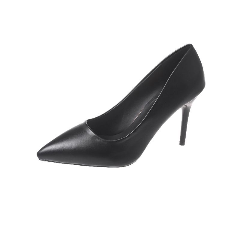 Womens Sedona Black Leather  |  Heels Heels BLACK LEATHER