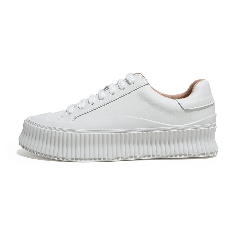 Womens Shock White Leather  |  Sneakers Shoes Sneakers