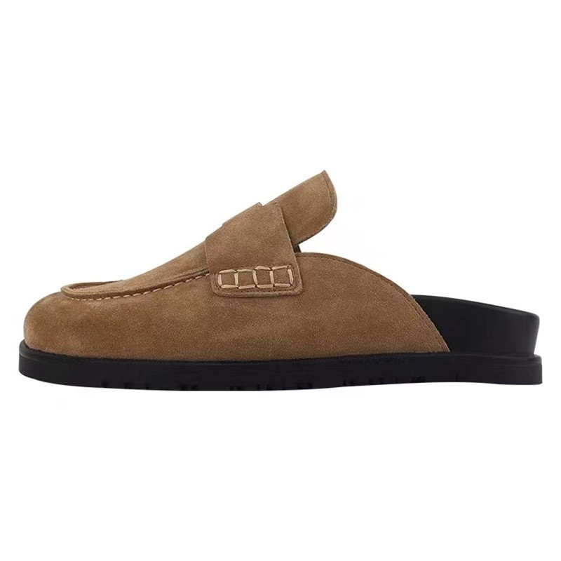 Womens Skipper Chocolate Brown Suede  |  Loafers & Flats Loafers & Flats CHOCOLATE BROWN SUEDE