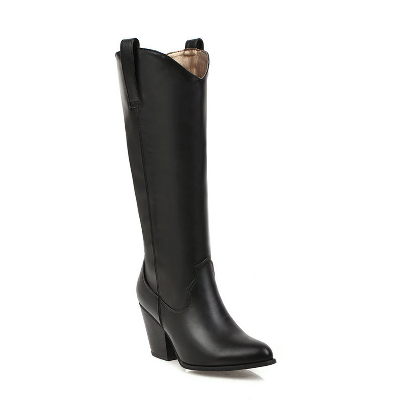 Womens Stallion Black Leather  |  Boots Boots BLACK LEATHER