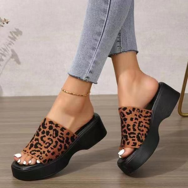 Womens Taya Leopard  |  Heels Heels Heels