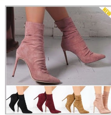 Womens Tease Taupe Suede  |  Booties Booties Booties