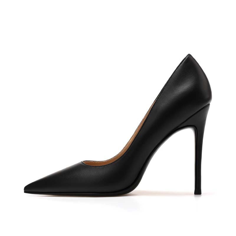 Womens Thrive Black Leather  |  Heels Heels BLACK LEATHER