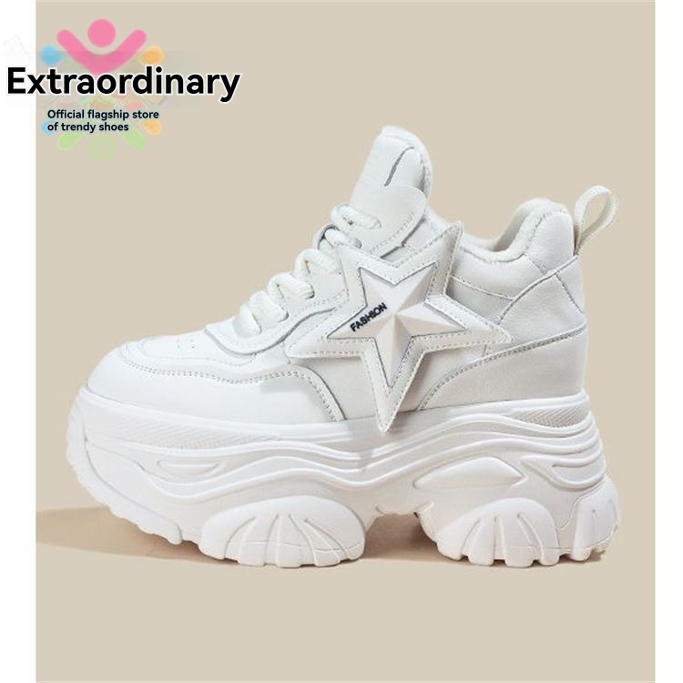 Womens Troy White Leather  |  Sneakers Shoes Sneakers