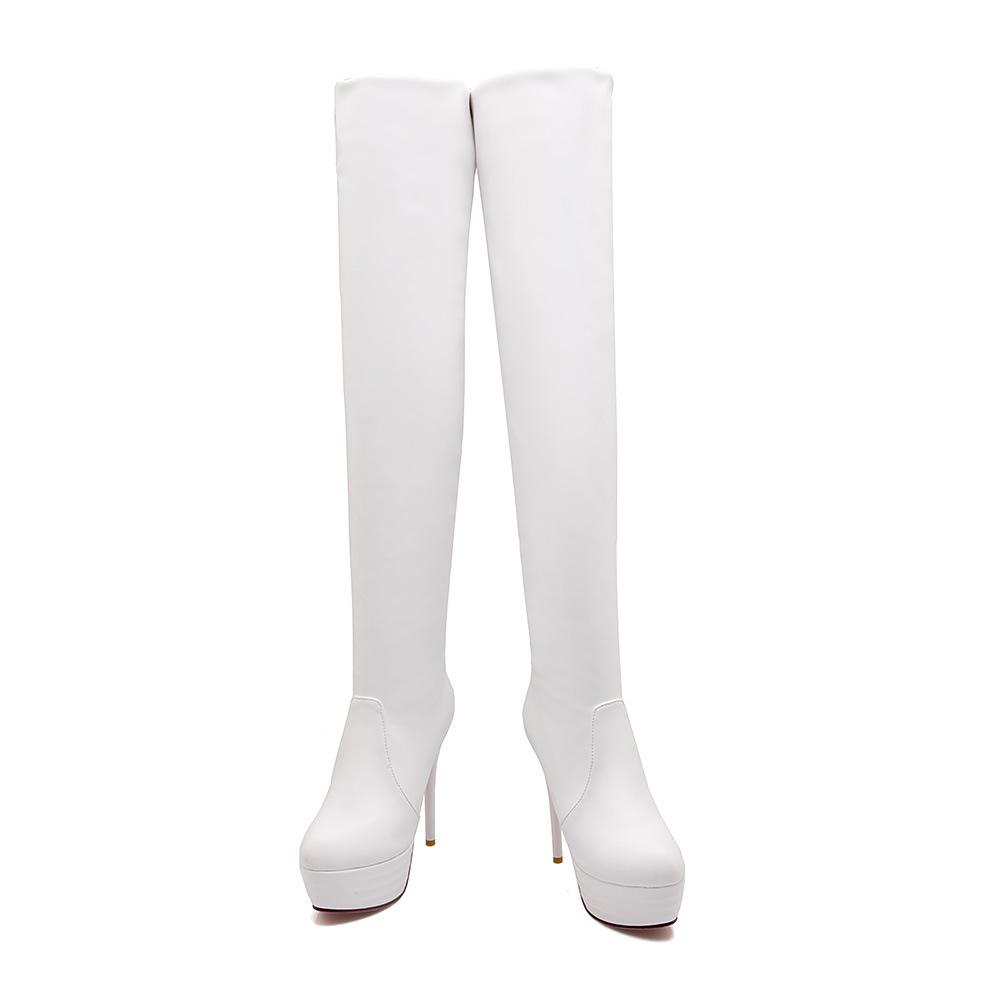 Womens Vava White  |  Boots Boots Boots