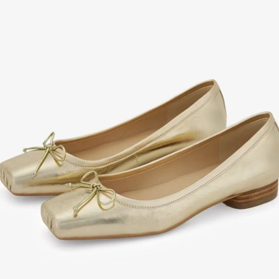 Womens Benita Gold  |  Loafers & Flats