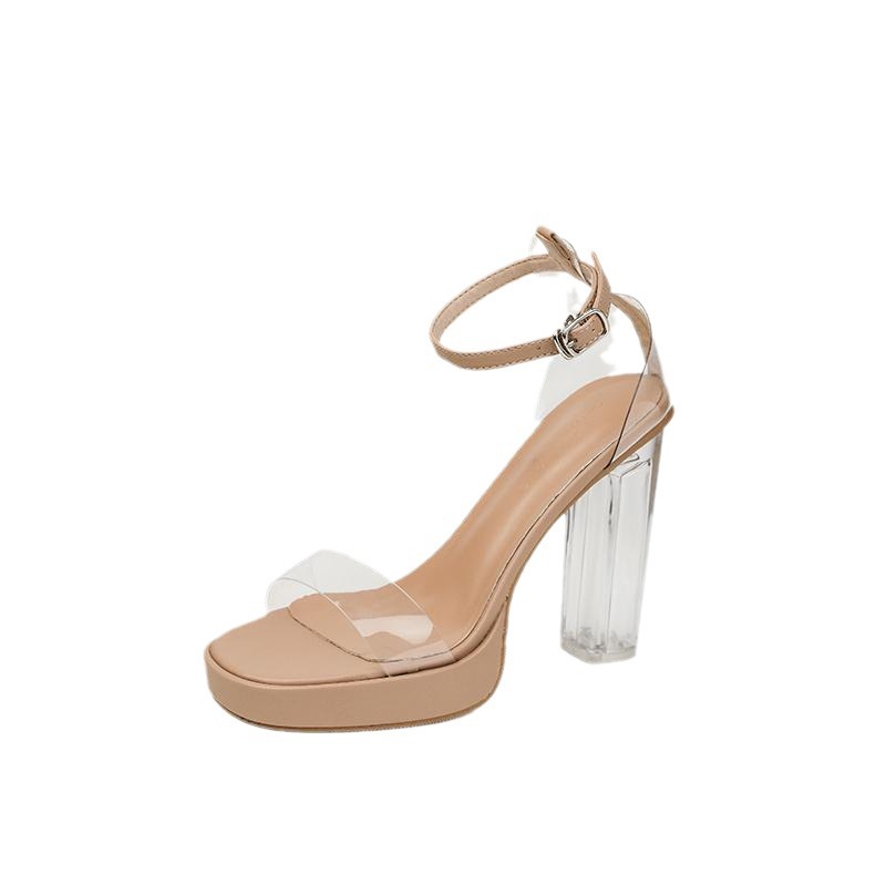 Womens Cologne Clear  |  Heels Heels CLEAR