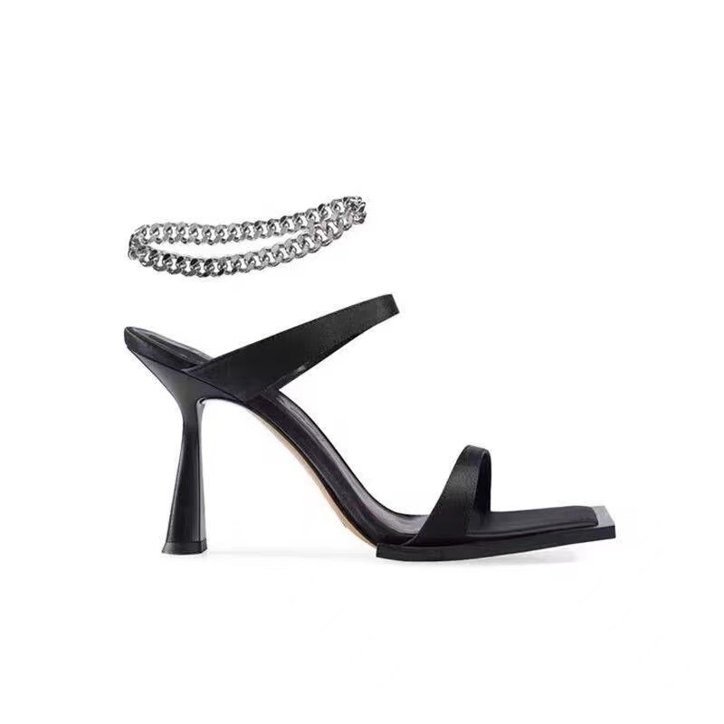 Womens Elma Black Leather  |  Heels Heels BLACK LEATHER